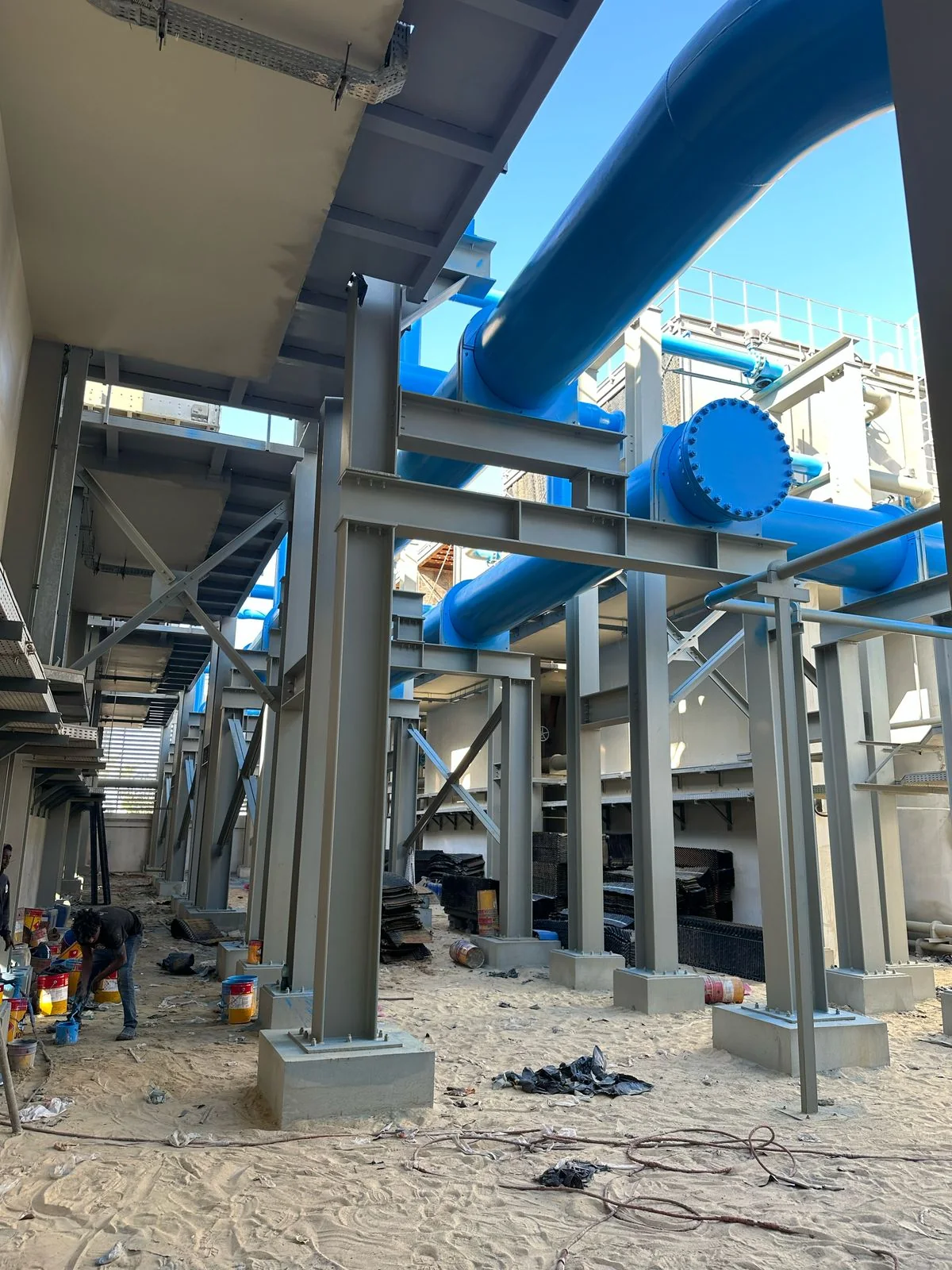 Site inspection around protected pipework
