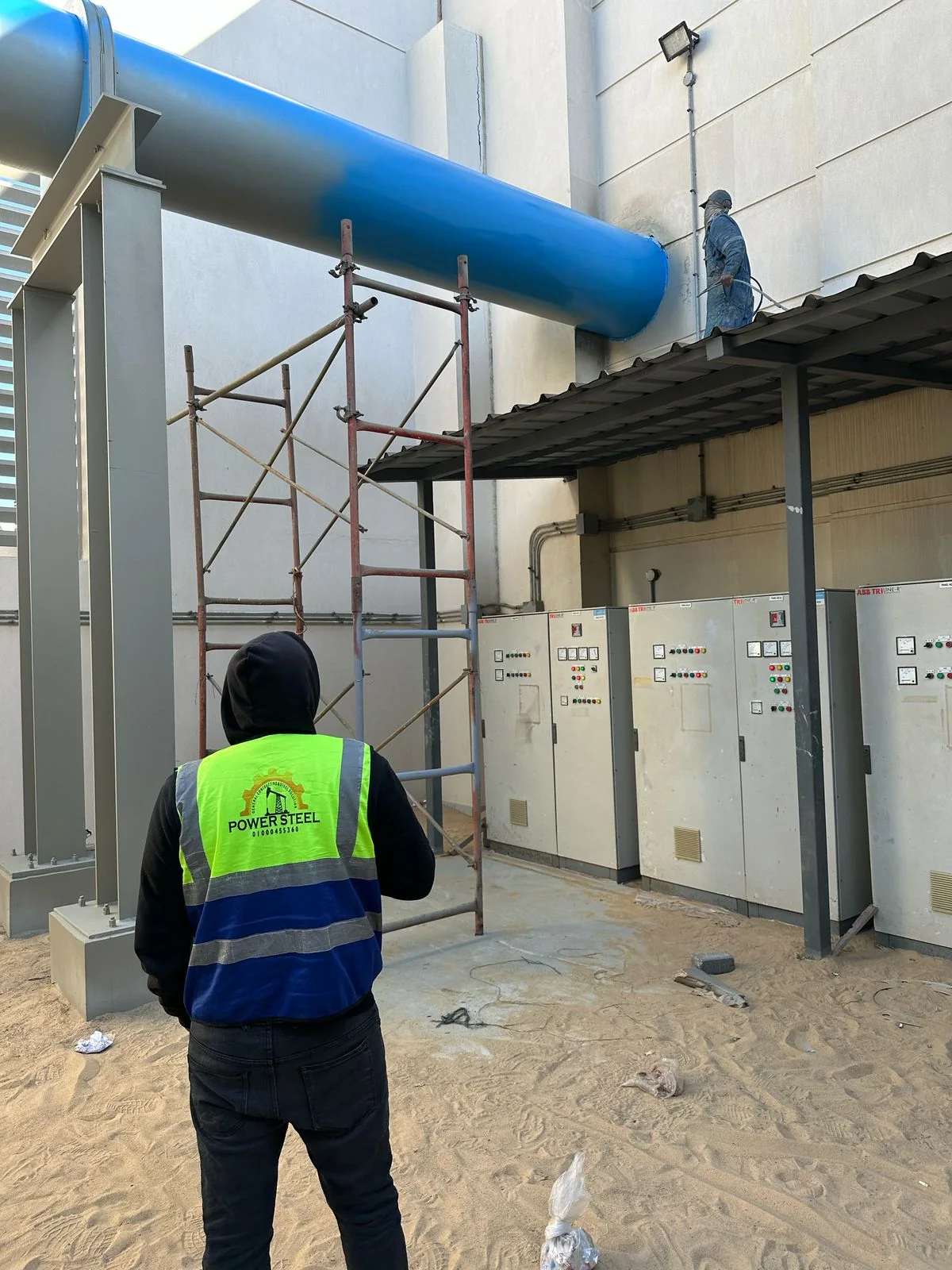 Power Steel project site detail